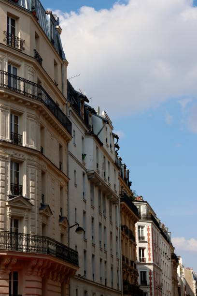istock Elegant Parisian Buildings Under Blue Sky 2203100085