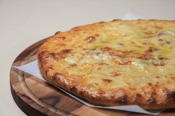 istock a mouthwatering flatbread that looks perfect for a quick and satisfying meal. 2203100869