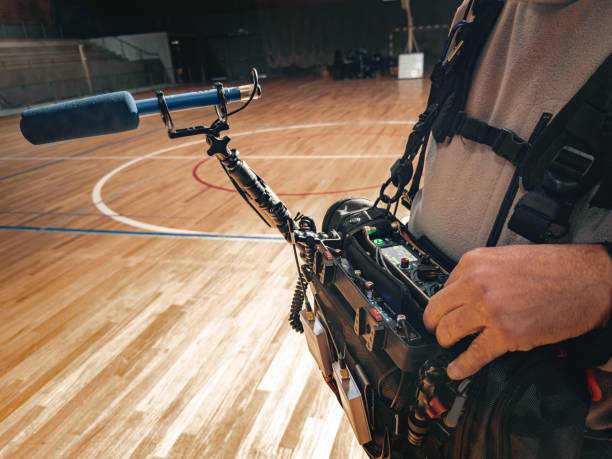 A process of capturing ambient sound inside a pavilion