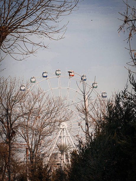 istock Autumn view of the Ferris wheel 2203113888