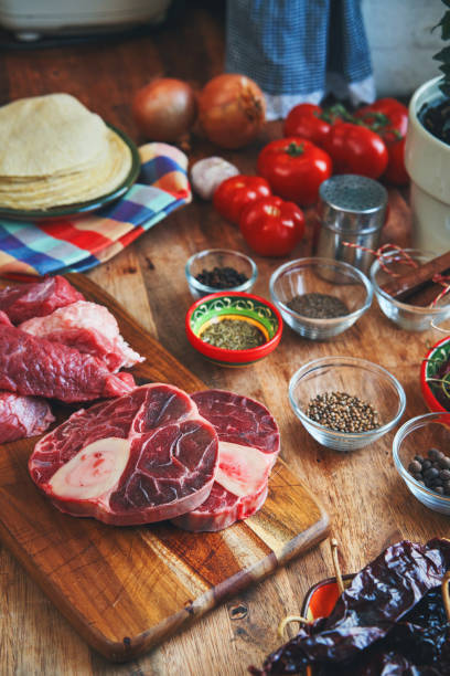 istock Trending Foods -  Preparing Birria Tacos 2203115497