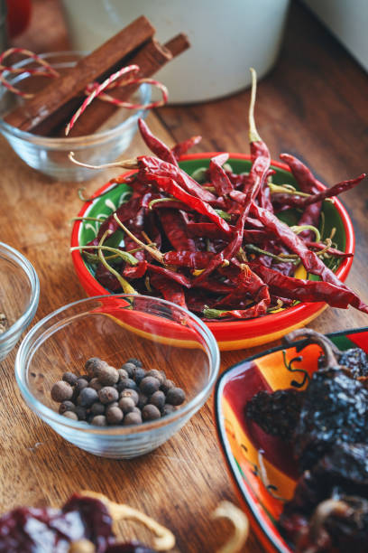 Trending Foods - Preparing Birria Tacos with Beef, Tomatoes, Chili Arbol, Chiptole and Chili Guajillo