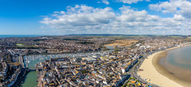 istock Panorama over Weymouth in Dorset 2203115944