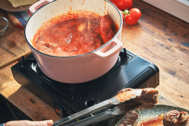 istock Trending Foods -  Preparing Birria Tacos 2203116009