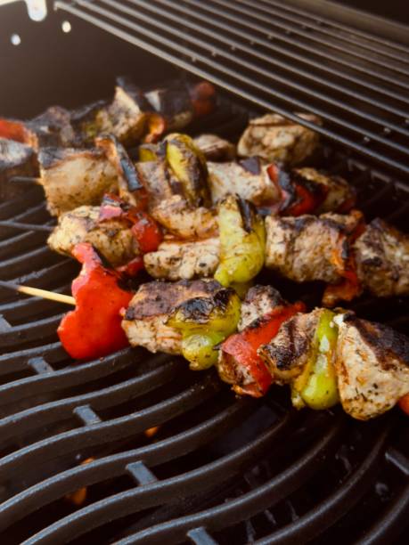 Grilled to Perfection – Sizzling Chicken & Veggie Skewers