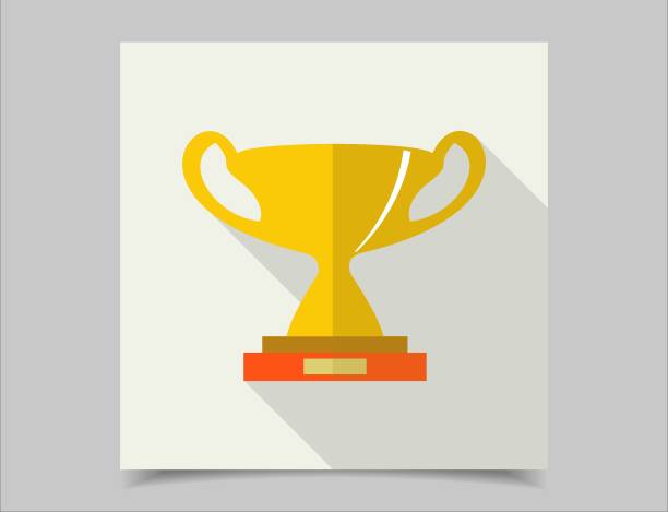 istock Sports trophies and awards in flat design style vector illustration 2203120516