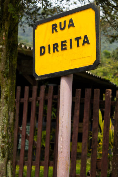 istock Yellow Sign Right Street 2203124059