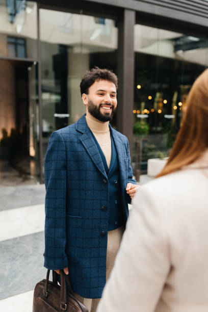 istock Business Conversation in the City 2203125301
