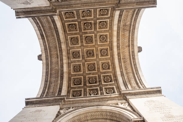istock Under the arches of the Arc de Triomphe in Paris - 8 2203126033