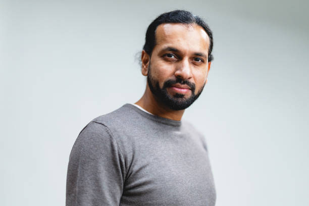 istock Portrait of Confident Indian Man in Studio 2203129832