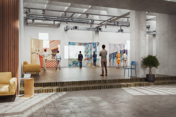 istock People in modern art gallery 2203130803