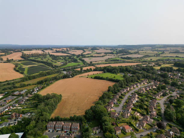 istock Alton fields Aerial shot Uk 2203132434