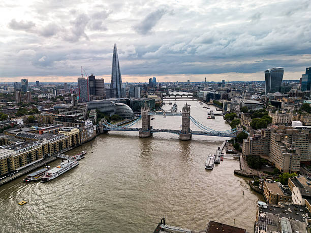 istock Aerial view River Thames London Bridge UK 2203132536