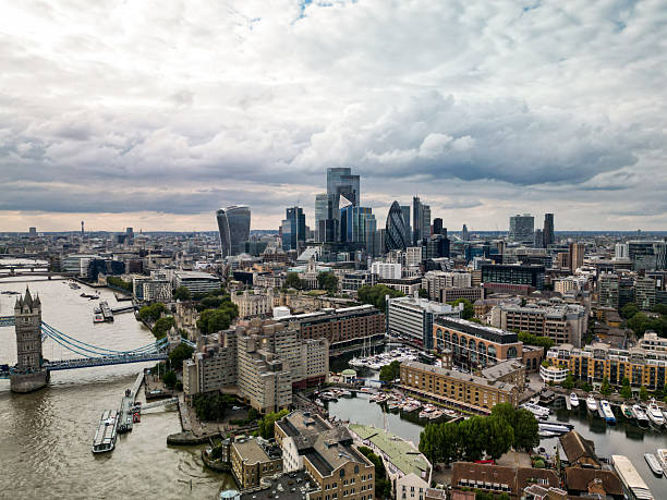 istock Aerial view River Thames London Bridge UK 2203132557