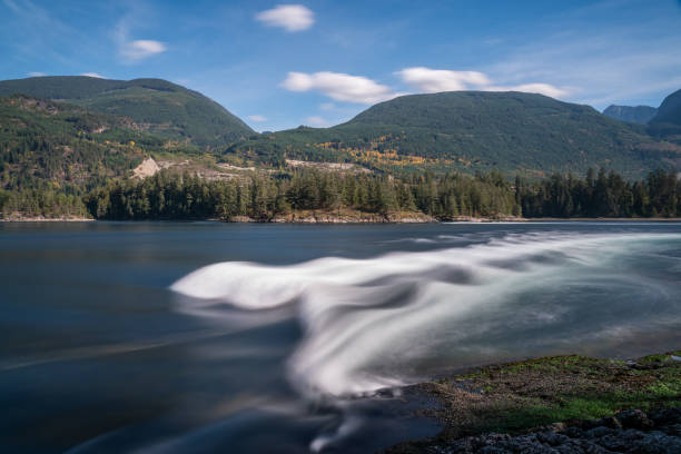 Skookumchuck Narrows on  the  Sechelt Inlet on the Sunshine Coast of British Columbia.