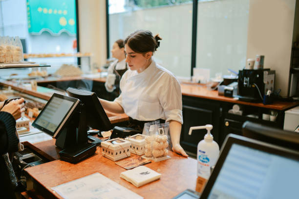 istock Young women working in a bakery in Tokyo 2203142905