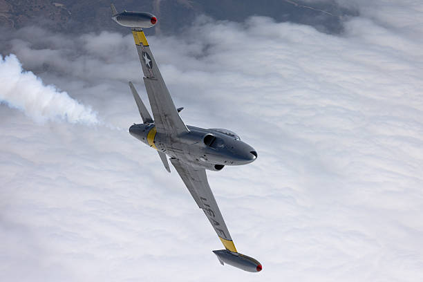 Kecskemet, Hungary - August 27, 2021: Turkish Air Force F-5 fighter jet plane. Turkish Stars aerobatic team. Aviation and aircraft. Fly and flying.