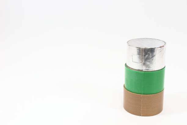 istock Different materials play: aluminum tape, curing tape, cloth tape. 2203167557