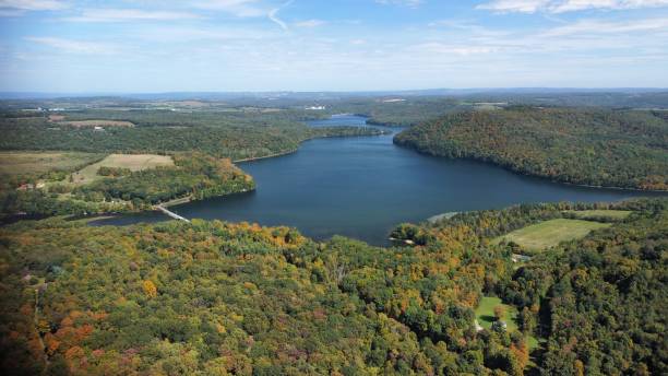 istock Serene Lake Embraced by Nature 2203171665