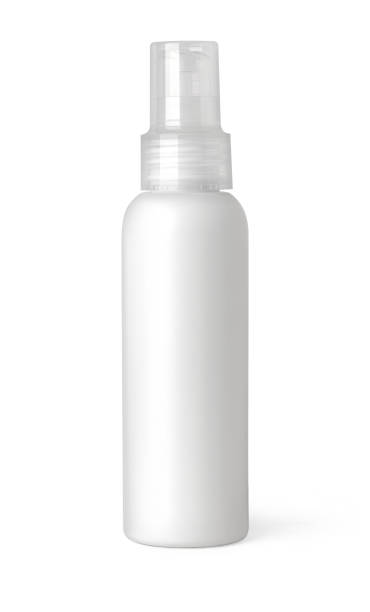 istock White blank plastic spray bottle for cosmetics presenting beauty product 2203174890
