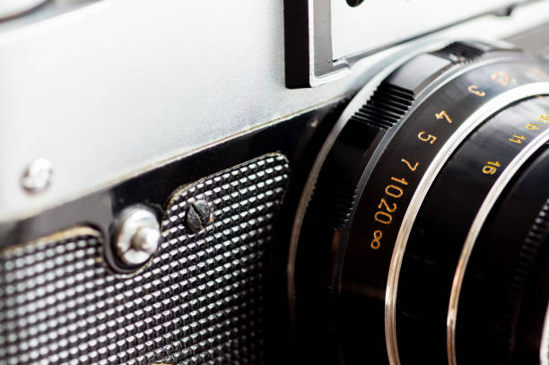 istock vintage camera close-up, details 2203175236