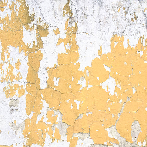 istock old yellow paint wall in the temple 2203181476