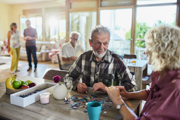 istock Leisure games in nursing home! 2203186792