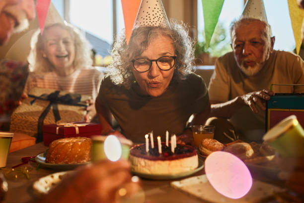 istock Celebrating Birthday in retirement! 2203187179