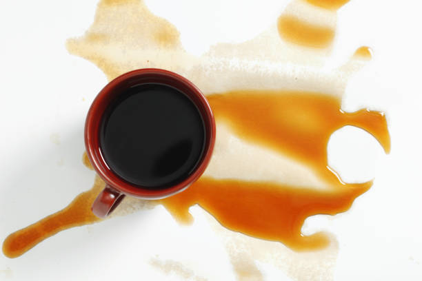 istock Spilled cup of coffee 2203187219