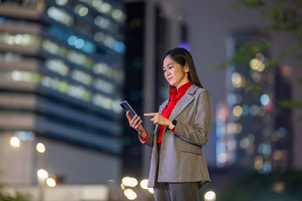 istock Under the Neon Sky: A City Life Snapshot 2203188311