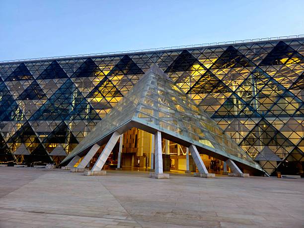 exterior part of The Grand Egyptian Museum Giza GEM, an archaeological museum artifacts from ancient Egyptian civilization Giza, Egypt, February 22 2025: The exterior part of The Grand Egyptian Museum Giza GEM, an archaeological museum artifacts from ancient Egyptian civilization, Egypt, near Giza pyramids complex ramses i stock pictures, royalty-free photos & images