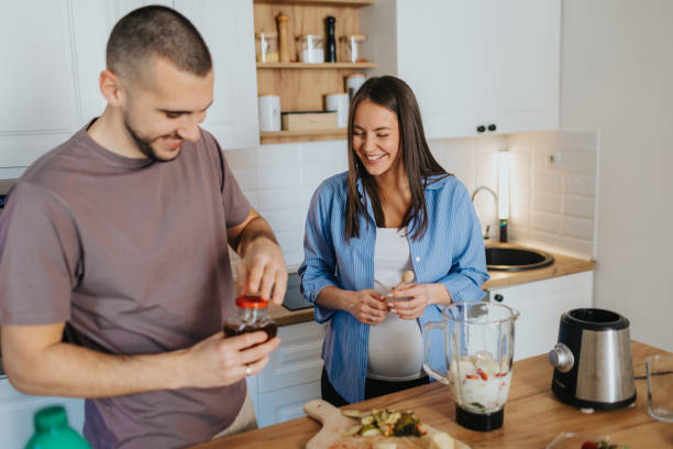 istock Enjoying together in prenatal care 2203196158