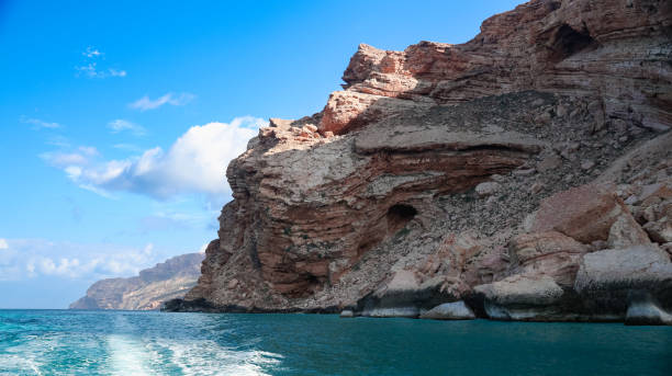 istock Exploring Shoab Bay in Socotra with stunning cliffs and crystal clear water 2203197967