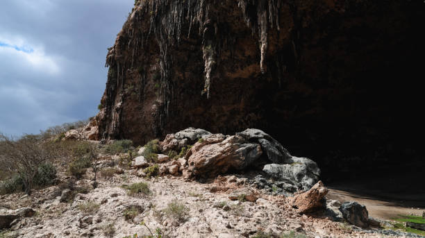 istock Exploring the Dramatic Caves of Socotra Island with Unique Geological Features 2203199019