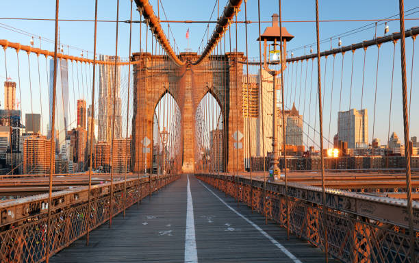 istock Brooklyn Bridge, New York City, nobody 2203202211