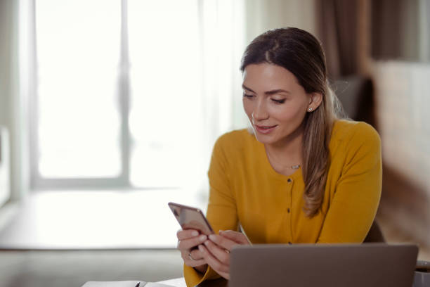 istock Professional Woman Managing Work and Travel 2203203789