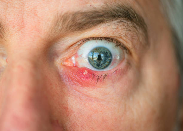istock Stye on the eye, close-up 2203208250