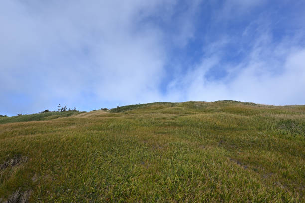 Great view of  mountain ridge of Mt. Naeba