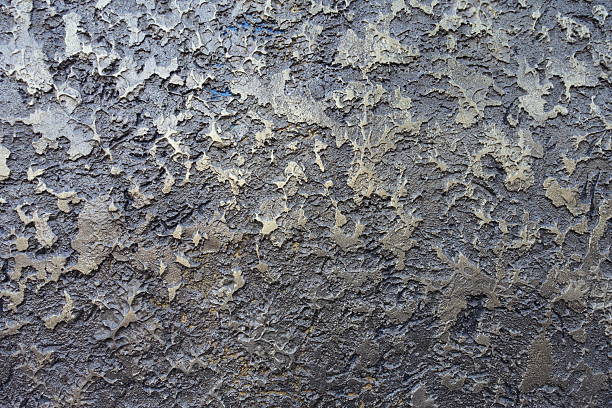 istock Uneven surface of glossy gray and gold wall with decorative stucco finish 2203212743