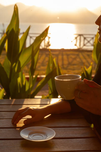 istock Portrait of young women drinking coffee 2203216507