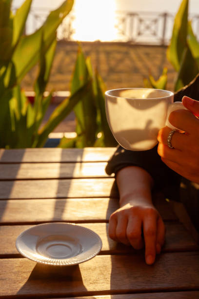 istock Portrait of young women drinking coffee 2203216533