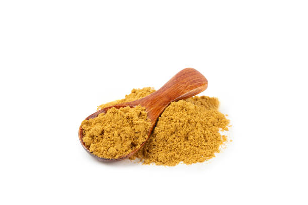 istock Fresh ginger and lemon isolated on white background. Sliced ​​ginger. Ginger root. Traditional alternative medicine, healing tea for immunity. Close-up. 2203243937