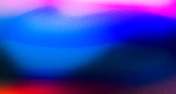 istock Dark blue pink gradient wave background rough pattern texture noise grain. Product cover design illustration. Header element. 2203251923