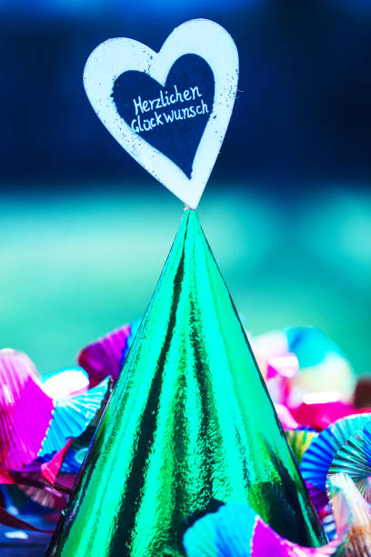 heart with congratulations, for birthday card