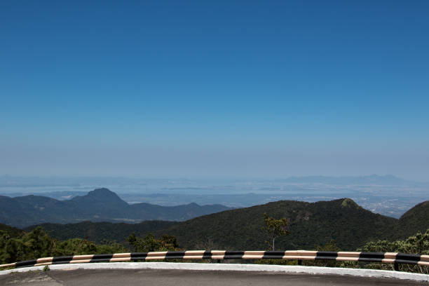 A mountain road with breathtaking scenery.