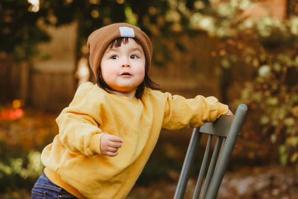 istock Toddler Girl Outside 2203263023