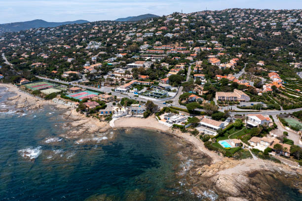 istock French Riviera, aerial view 2203270264