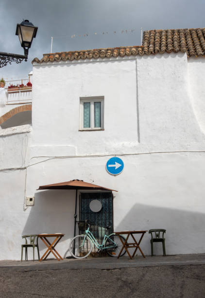 istock Small bar terrace in Vejer de la Frontera, Spain 2203280094