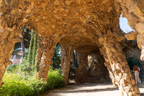 The area of Park Guell known as \