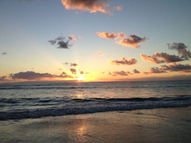 istock Mozambique sunset, golden hour, waters edge 2203286485